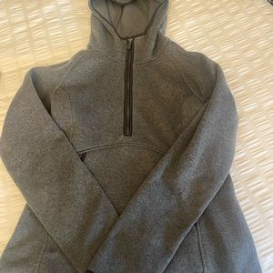 Lulu hoodie grey and black